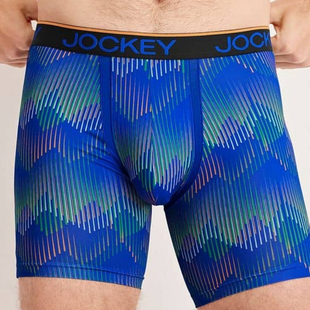 Jockey Men's Microfiber Chafe Proof Pouch Boxer Brief Underwear New Size Large